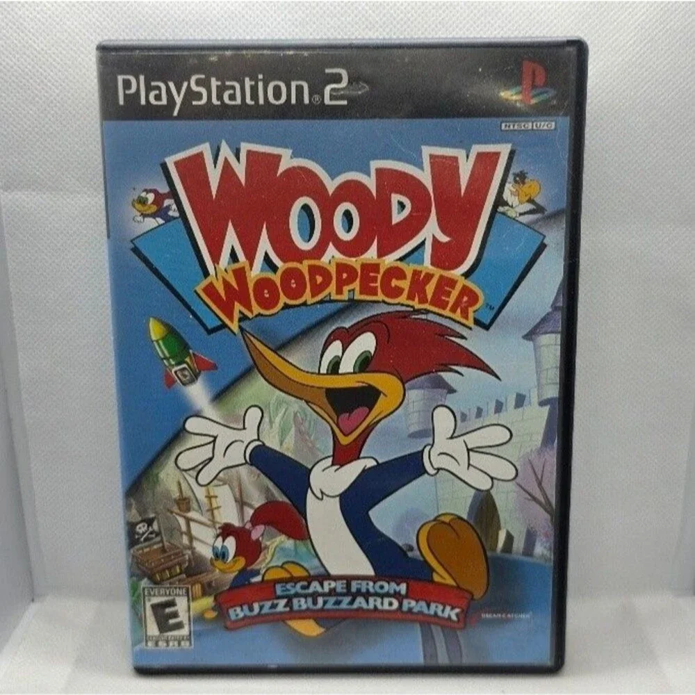 Woody Woodpecker: Escape From Buzz Buzzard Park (PlayStation 2, 2002) w/Manual